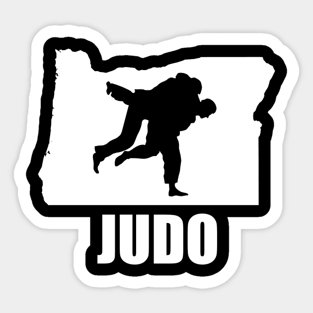 Oregon Judo Sticker by Ruiz Combat Grappling